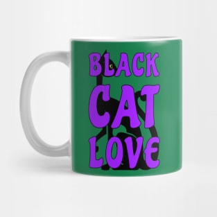 Black Cat Love Mug